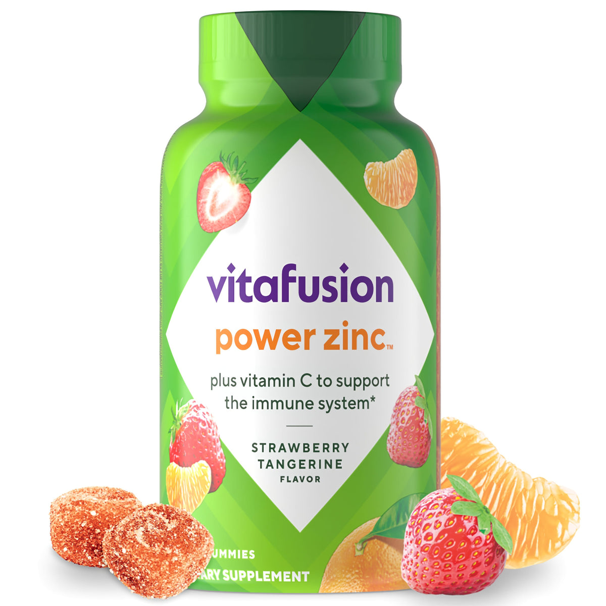 Power Zinc + Vit C Gummy, 90 Gummies