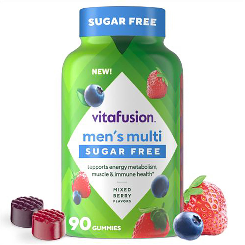 Sugar Free Men's Multivitamin Gummy, 90 Gummies