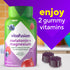 NEW vitafusion Melatonin + Magnesium Gummies, 5mg Melatonin per serving, 90 count, Twilight Berry Thrill flavor, two gummies.