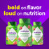 Three Vitafusion gummy supplement bottles: Multivites berry/peach/orange, Magnesium Glycinate cherry berry, and Calcium + D3 fruit & cream.