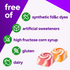 Calcium D3 Gummy contains synthetic fd&c dyes, artificial sweeteners, high fructose corn syrup, gluten, and dairy.