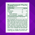 Supplement Facts panel for VF D3 2,000 IU Gummy 4/3 150 Count.
