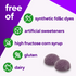 Magnesium Glycinate Gummy bottle: Synthetic FD&C Dyes Free, Artificial Sweeteners Free, High Fructose Corn Syrup Free, Gluten Free, Dairy Free