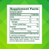 Supplement Facts panel for Magnesium Glycinate 100 mg Gummies, 60 Count.