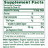 Supplement Facts panel for VF Extra Strength Magnesium Citrate Gummy, 4/3, 60 Count, showing ingredients and nutrition details.