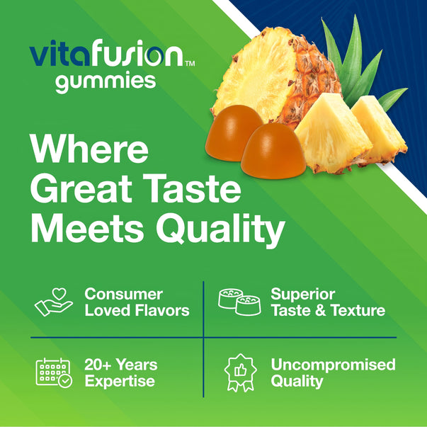 Product highlights graphic stating Consumer Loved Flavors, Superior Taste & Texture, 20+ Years Expertise, Uncompromised Quality.