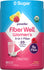 Fiber Well Women's supplement offers 6g fiber, 25 probiotic strains, raspberry lemon flavor, 8.25 oz, sugar-free, USDA organic.
