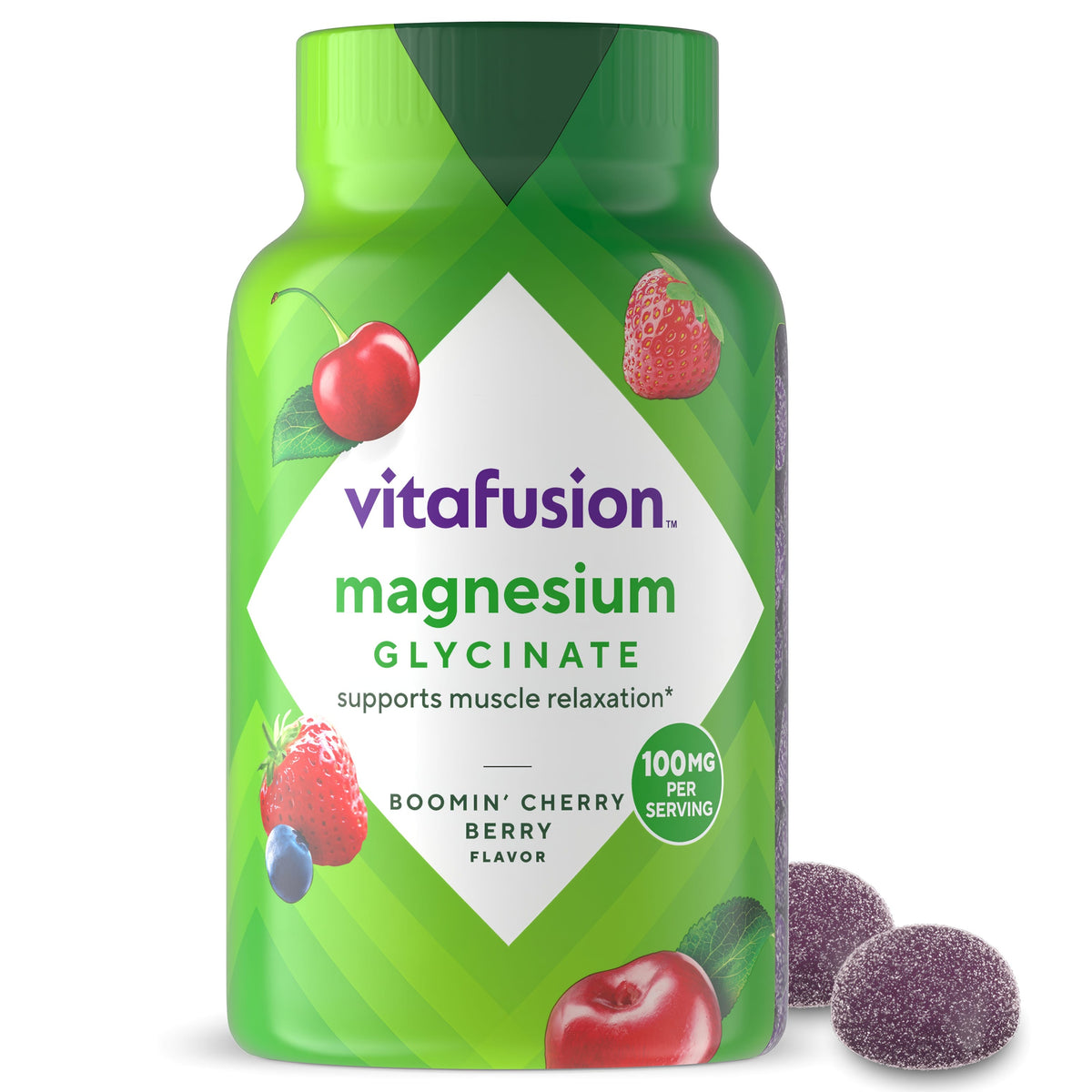 Magnesium Glycinate Gummy Vitamin, 100 mg (per serving), 60 Gummies