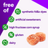 Gummy bottle that is free from synthetic FD&C dyes, artificial sweeteners, high fructose corn syrup, gluten, and dairy.