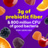 VF Fiber Well + Probiotic Gummy provides 3g of prebiotic fiber and 800 million CFU of good bacteria per serving.