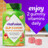 vitafusion GLP-1 SUPPORT vitamin & mineral blend, 90 Citrus Berry gummies dietary supplement. Graphic: 'enjoy 2 gummy vitamins daily'.