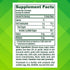 Supplement Facts panel for VF Extra Strength Melatonin 5 mg Gummy, 120 Count bottle.