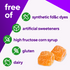 VF Power C Gummy contains synthetic fd&c dyes, artificial sweeteners, high fructose corn syrup, gluten, and dairy.