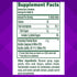 Supplement Facts panel for Probiotic 5 Billion CFU Gummy, 70 count bottle.